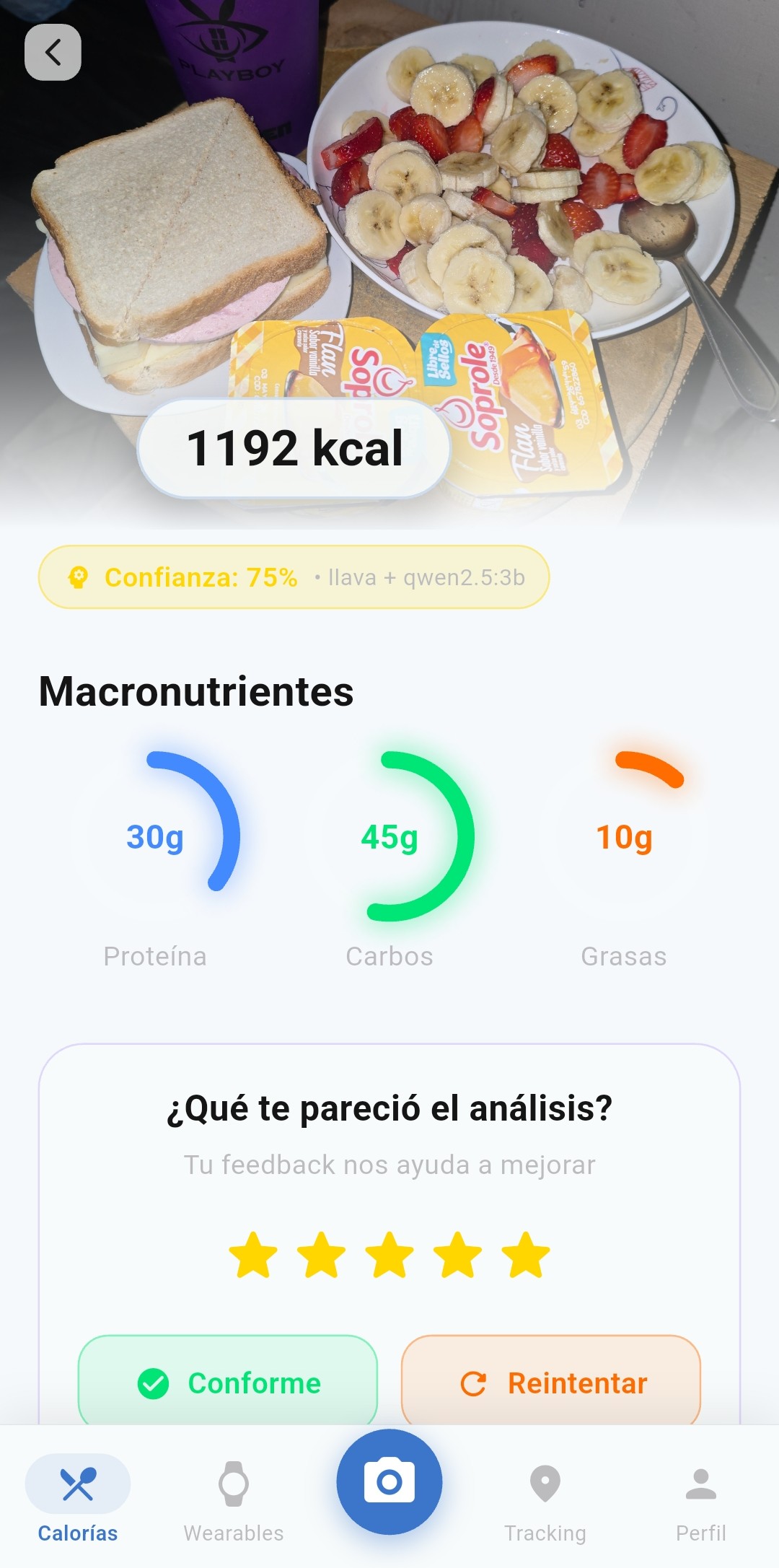 Mavoo Calorías 2